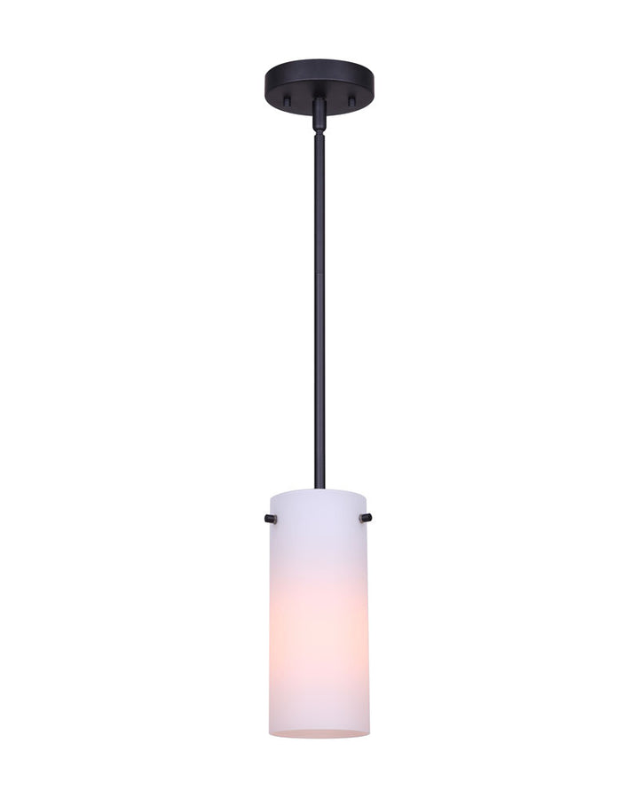 Lander One Light Pendant in Black - available from The Lighting Shoppe, trusted by Canadian homeowners