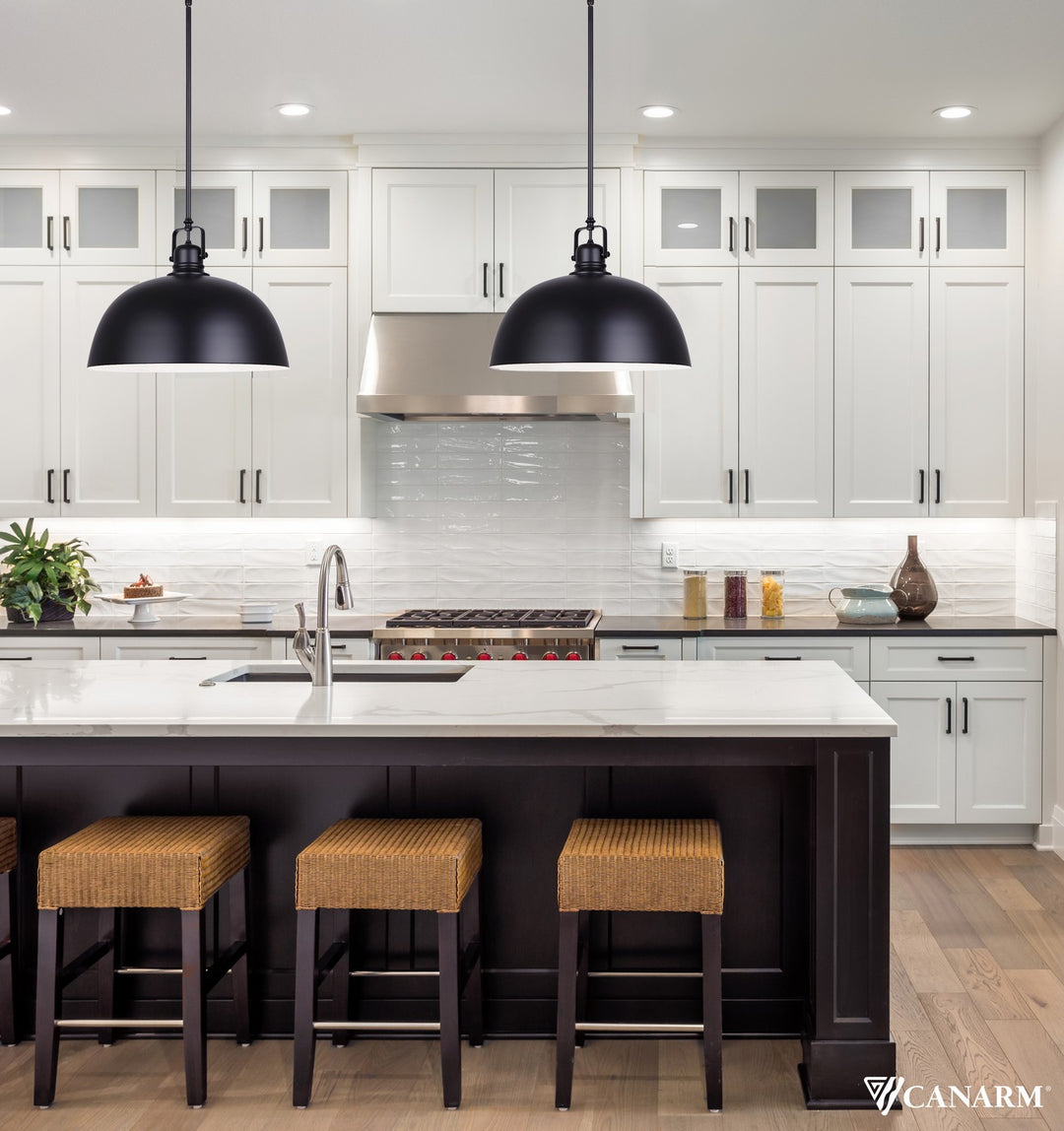 Canarm Canada - IPL222B01BK16 - One Light Pendant - Polo - Black