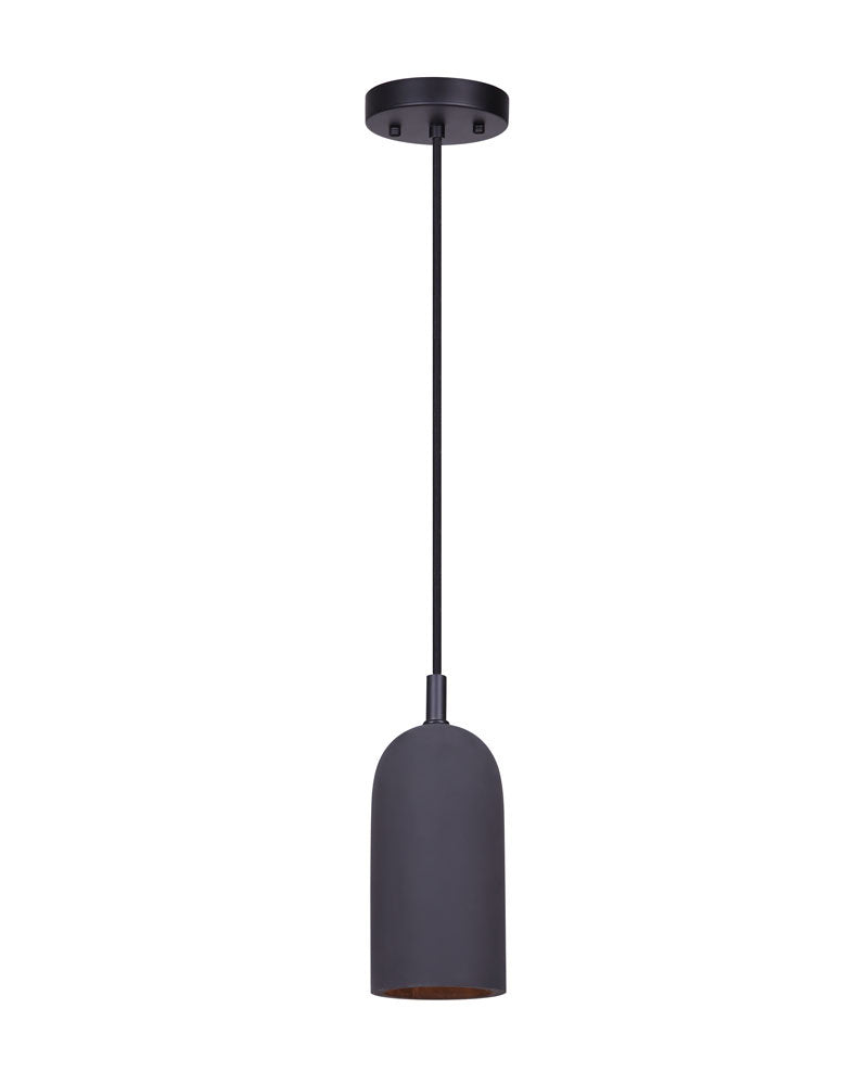 Jack One Light Pendant in Black - available from The Lighting Shoppe, trusted by Canadian homeowners