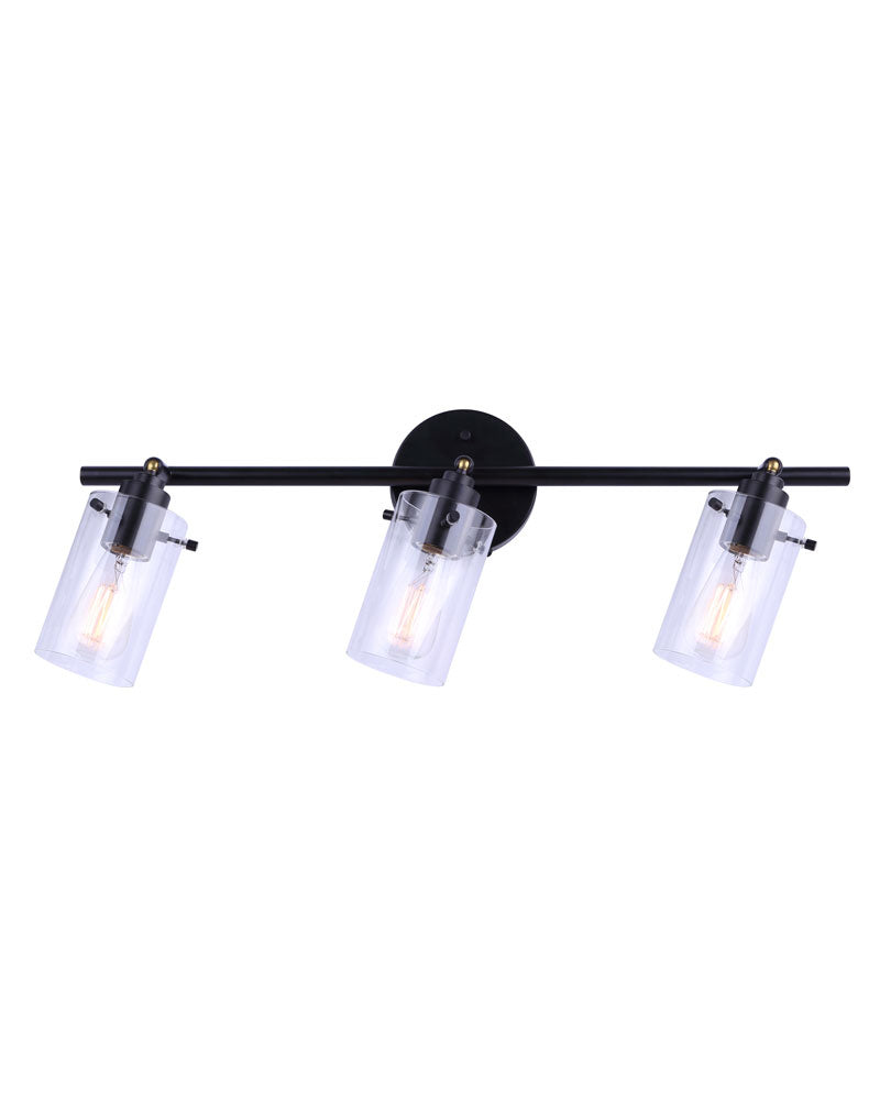 Joni Three Light Track in Black - available from The Lighting Shoppe, trusted by Canadian homeowners