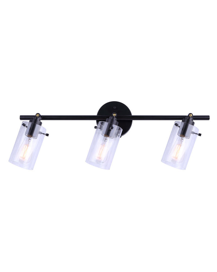 Joni Three Light Track in Black - available from The Lighting Shoppe, trusted by Canadian homeowners