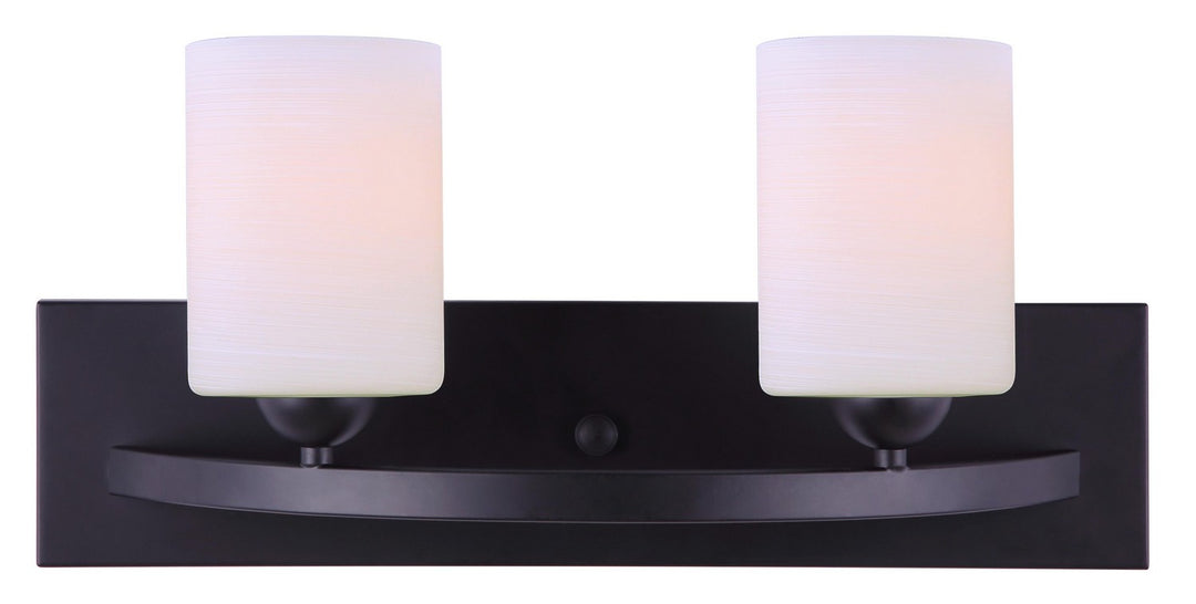 Canarm Canada - IVL370A02BK - Two Light Vanity - Hampton - Black