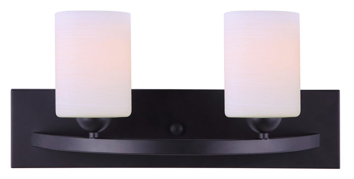 Canarm Canada - IVL370A02BK - Two Light Vanity - Hampton - Black