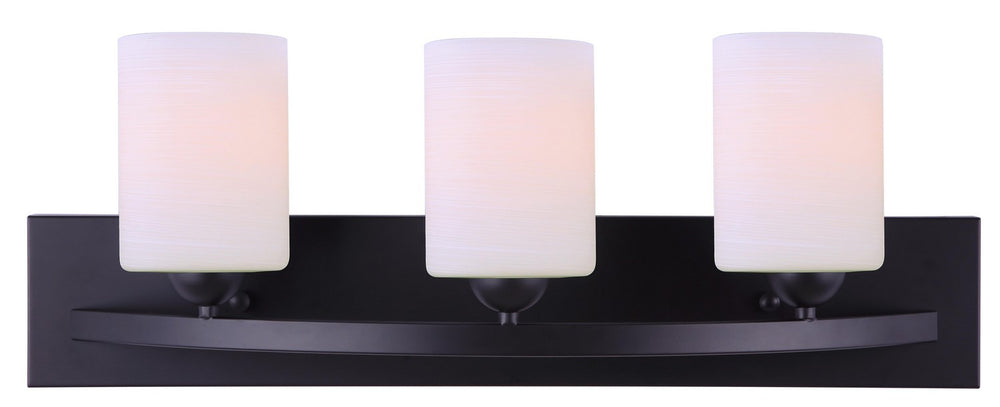 Canarm Canada - IVL370A03BK - Three Light Vanity - Hampton - Black