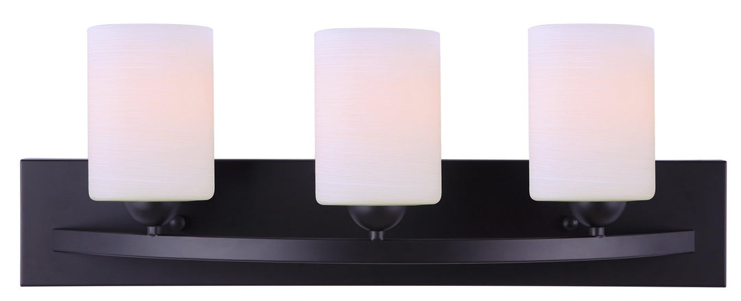Canarm Canada - IVL370A03BK - Three Light Vanity - Hampton - Black