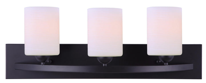 Canarm Canada - IVL370A03BK - Three Light Vanity - Hampton - Black