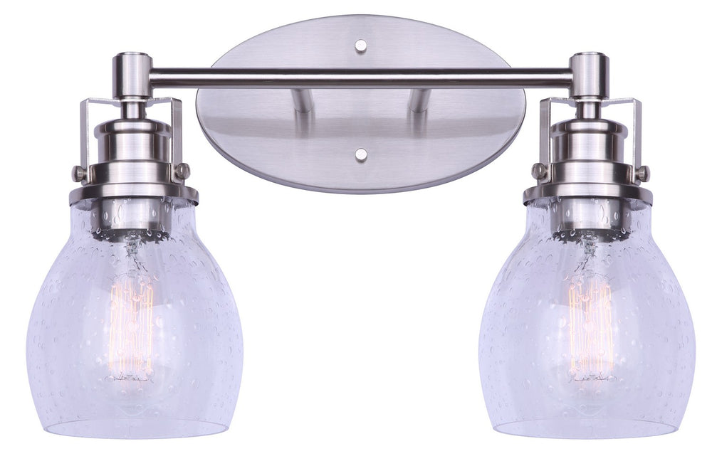 Canarm Canada - IVL705A02BN - Two Light Vanity - Carson - Brushed Nickel