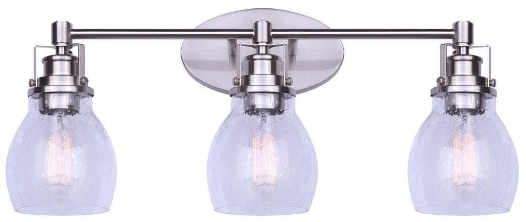 Canarm Canada - IVL705A03BN - Three Light Vanity - Carson - Brushed Nickel