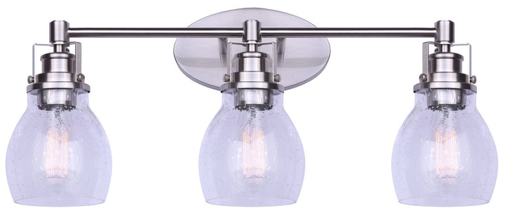 Canarm Canada - IVL705A03BN - Three Light Vanity - Carson - Brushed Nickel