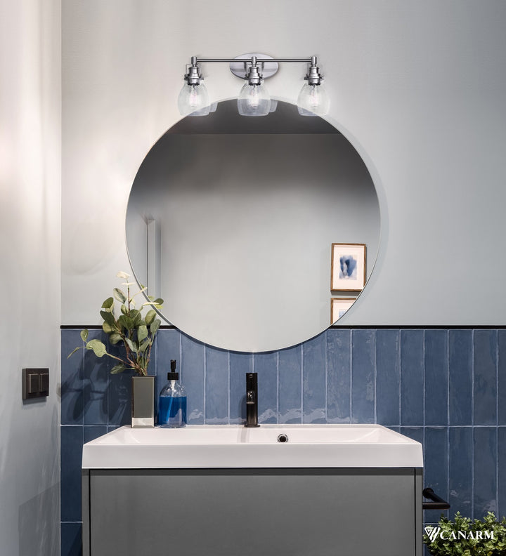 Canarm Canada - IVL705A03BN - Three Light Vanity - Carson - Brushed Nickel