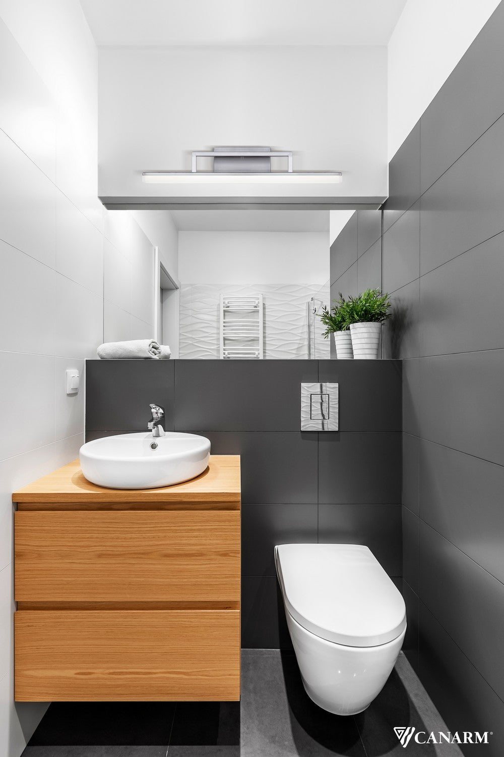 Canarm Canada - LVL208A24BN - LED Vanity - Caysen - Brushed Nickel