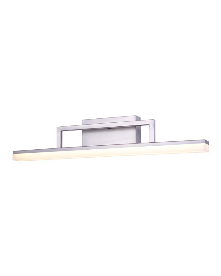 Caysen LED Vanity in Brushed Nickel - available from The Lighting Shoppe, trusted by Canadian homeowners