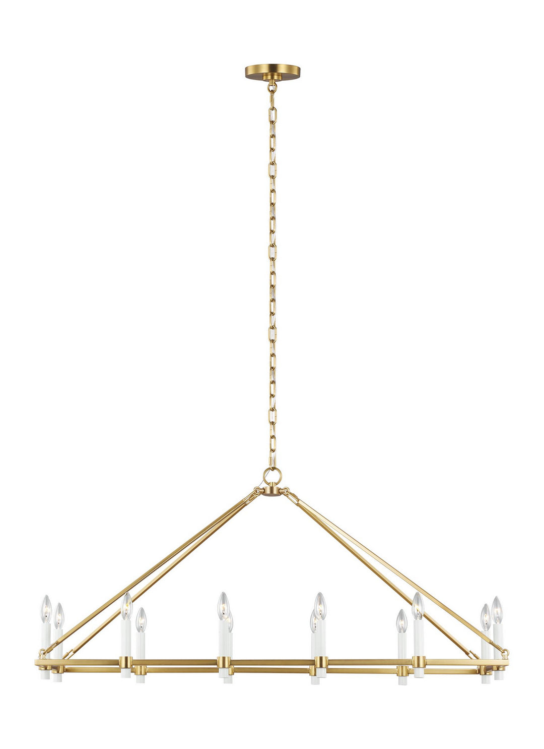 Visual Comfort Studio Canada - CC14612BBS - 12 Light Linear Chandelier - Marston - Burnished Brass