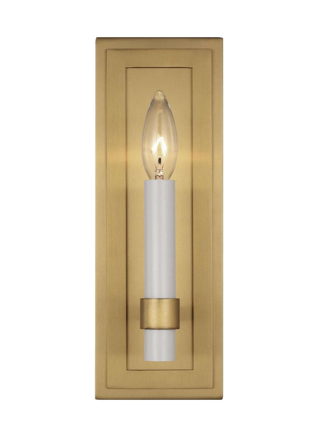 Marston One Light Wall Sconce in Burnished Brass - available from The Lighting Shoppe, trusted by Canadian homeowners