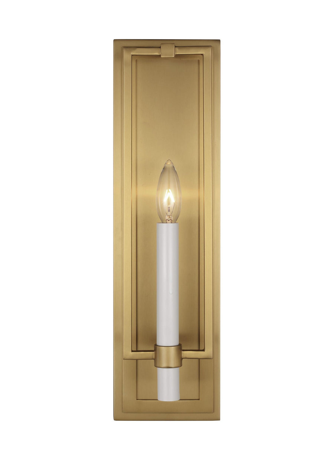 Marston One Light Wall Sconce in Burnished Brass - available from The Lighting Shoppe, trusted by Canadian homeowners