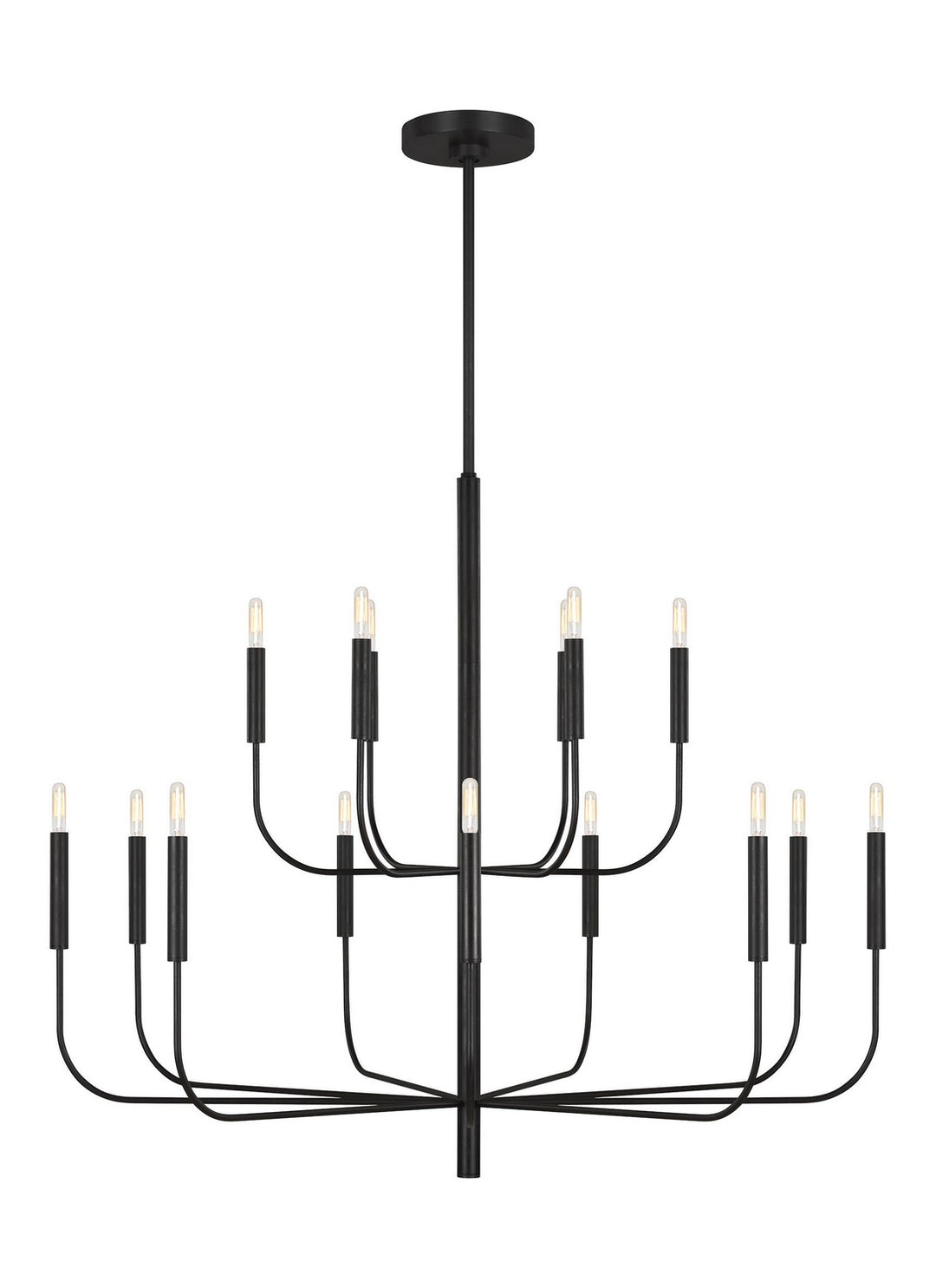 Visual Comfort Studio Canada - EC10015AI - 15 Light Chandelier - Brianna - Aged Iron