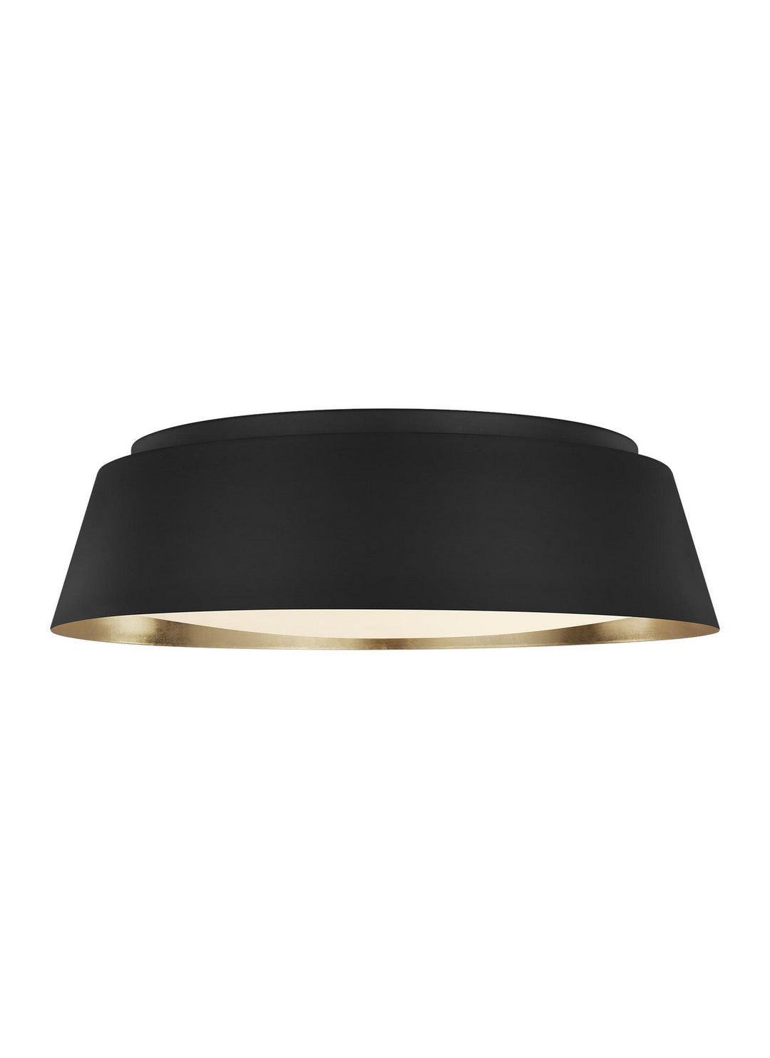 Visual Comfort Studio Canada - EF1005MBK - Four Light Flush Mount - Asher - Midnight Black