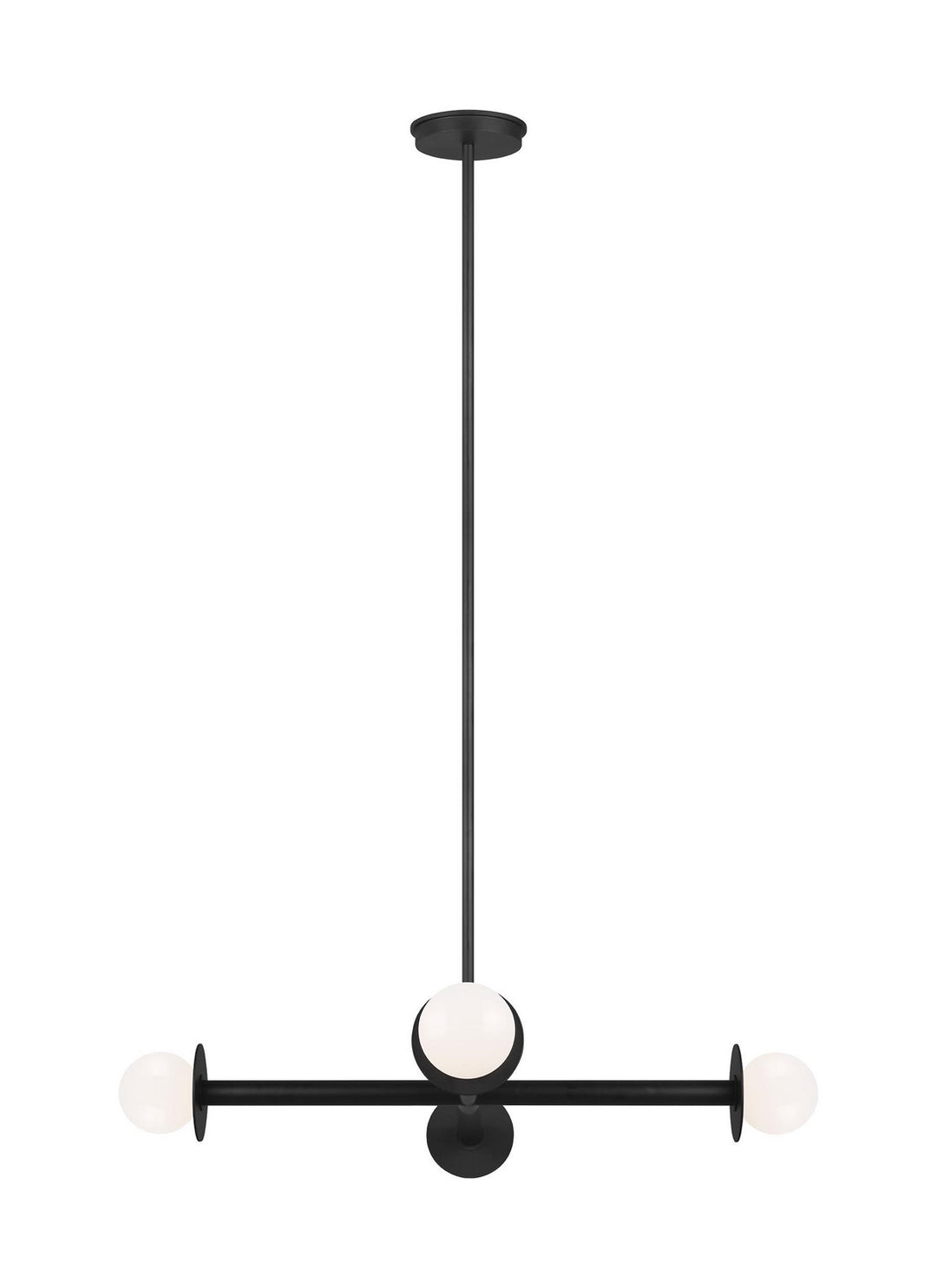 Visual Comfort Studio Canada - KC1064MBK - Four Light Chandelier - Nodes - Midnight Black