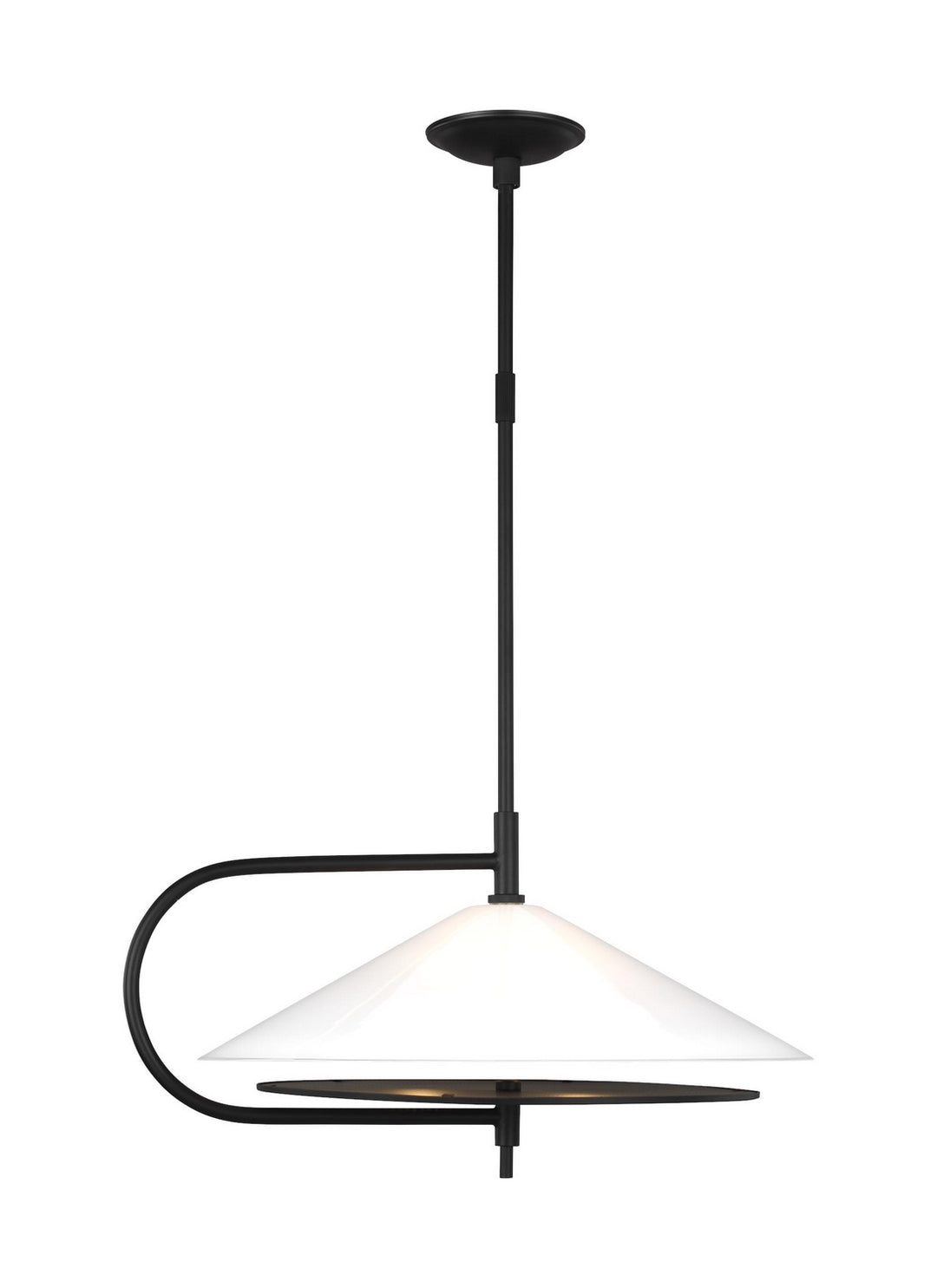 Visual Comfort Studio Canada - KP1071MBK - Two Light Pendant - Gesture - Midnight Black