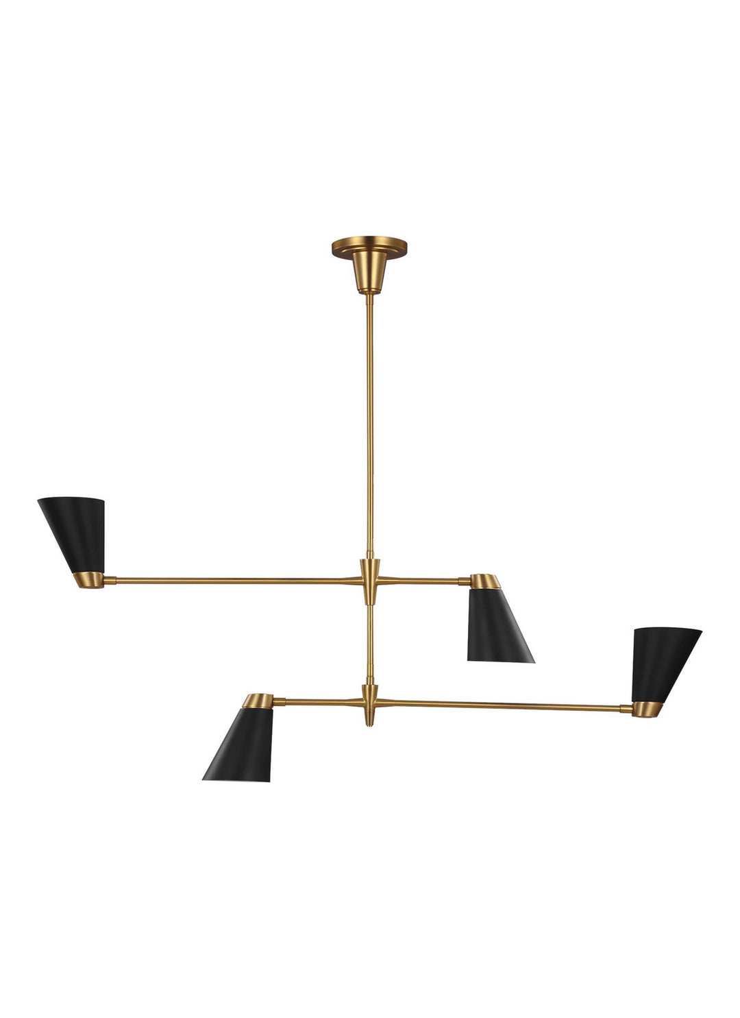 Visual Comfort Studio Canada - TC1104BBS - Four Light Chandelier - Signoret - Burnished Brass