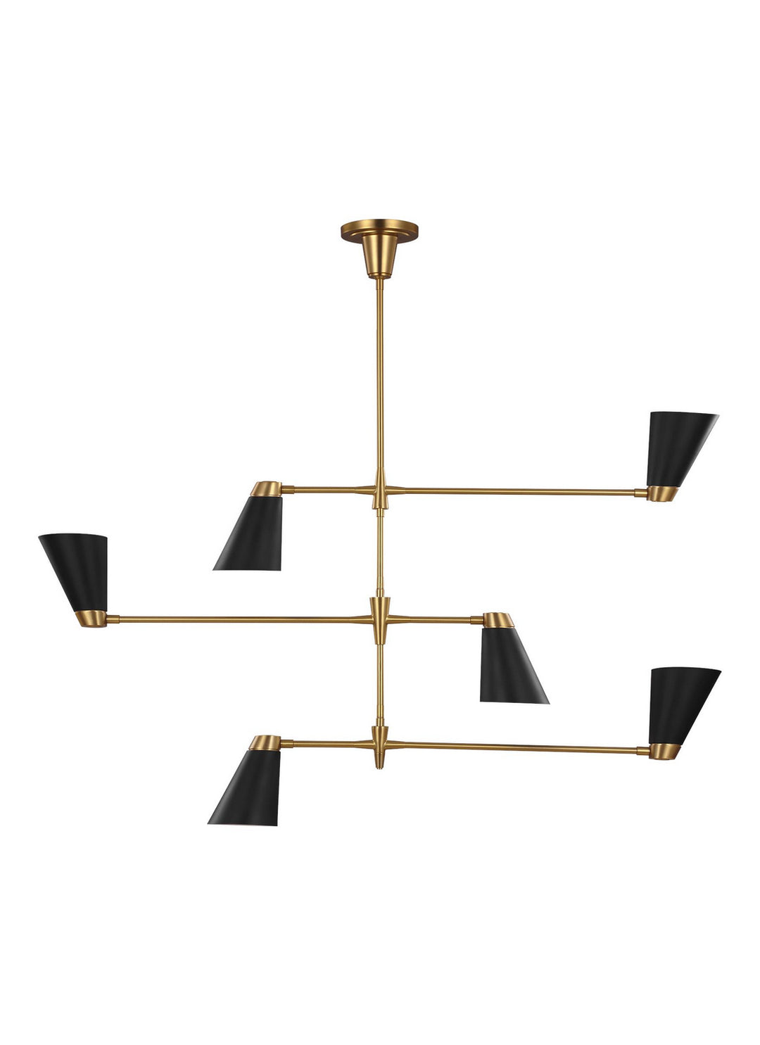 Visual Comfort Studio Canada - TC1116BBS - Six Light Chandelier - Signoret - Burnished Brass