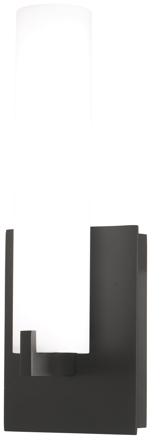 Tube LED Wall Sconce in Coal Black - available from The Lighting Shoppe, trusted by Canadian homeowners