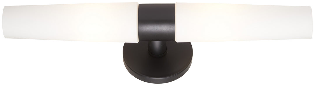 Saber Two Light Wall Sconce in Coal Black - available from The Lighting Shoppe, trusted by Canadian homeowners