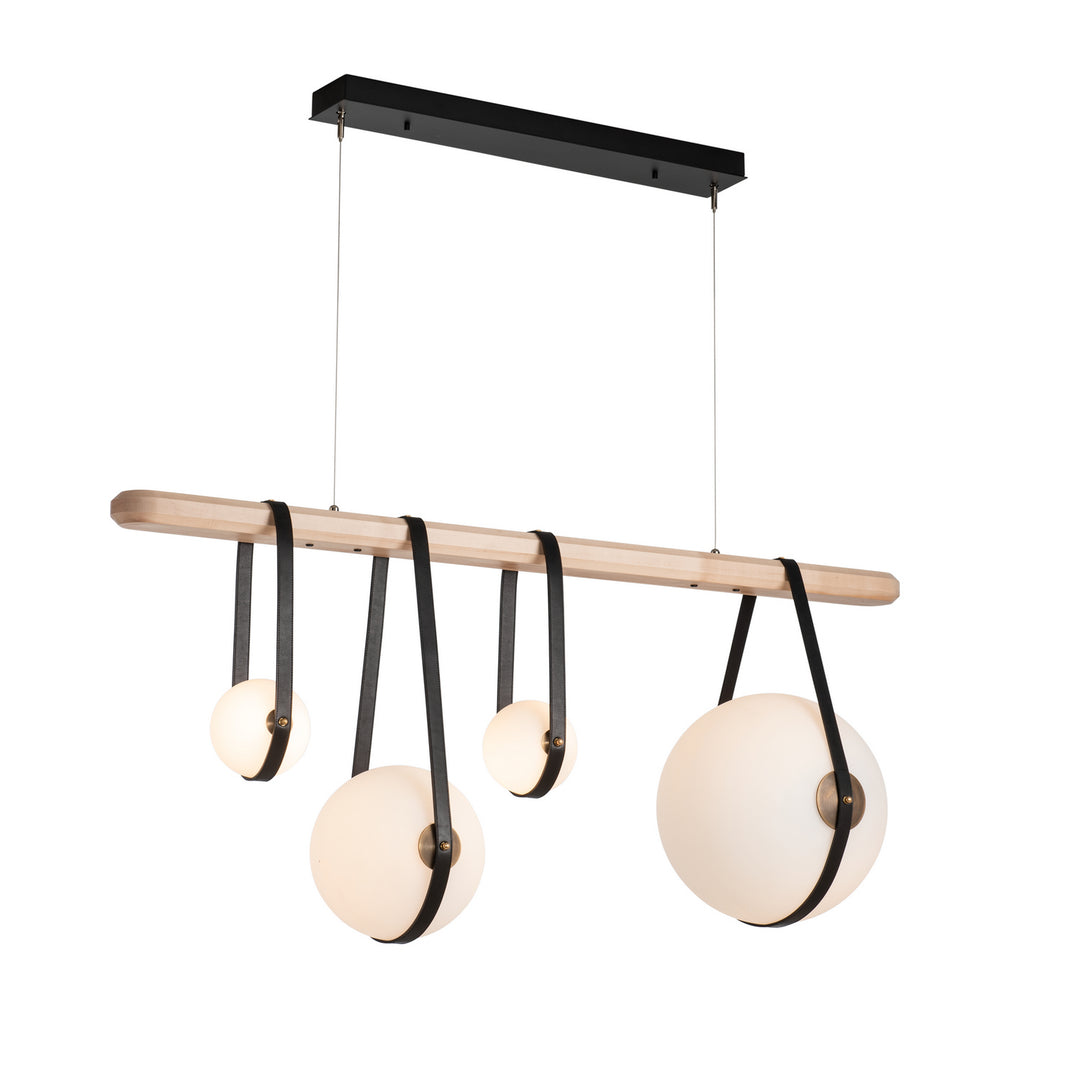 Hubbardton Forge Canada - 131043-LED-STND-10-27-LK-WD-GG0702 - LED Pendant - Derby - Black