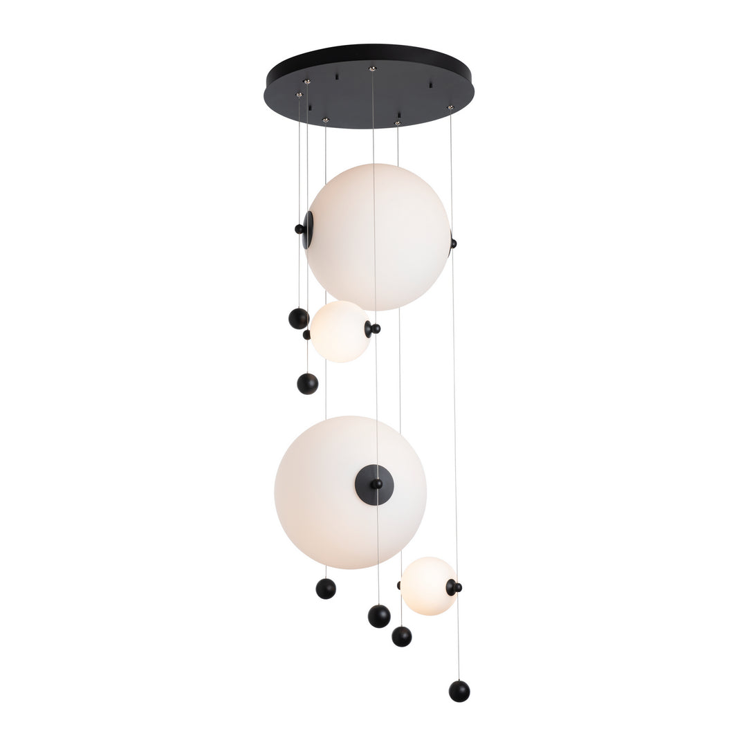 Hubbardton Forge Canada - 139052-LED-STND-10-GG0694 - LED Pendant - Abacus - Black