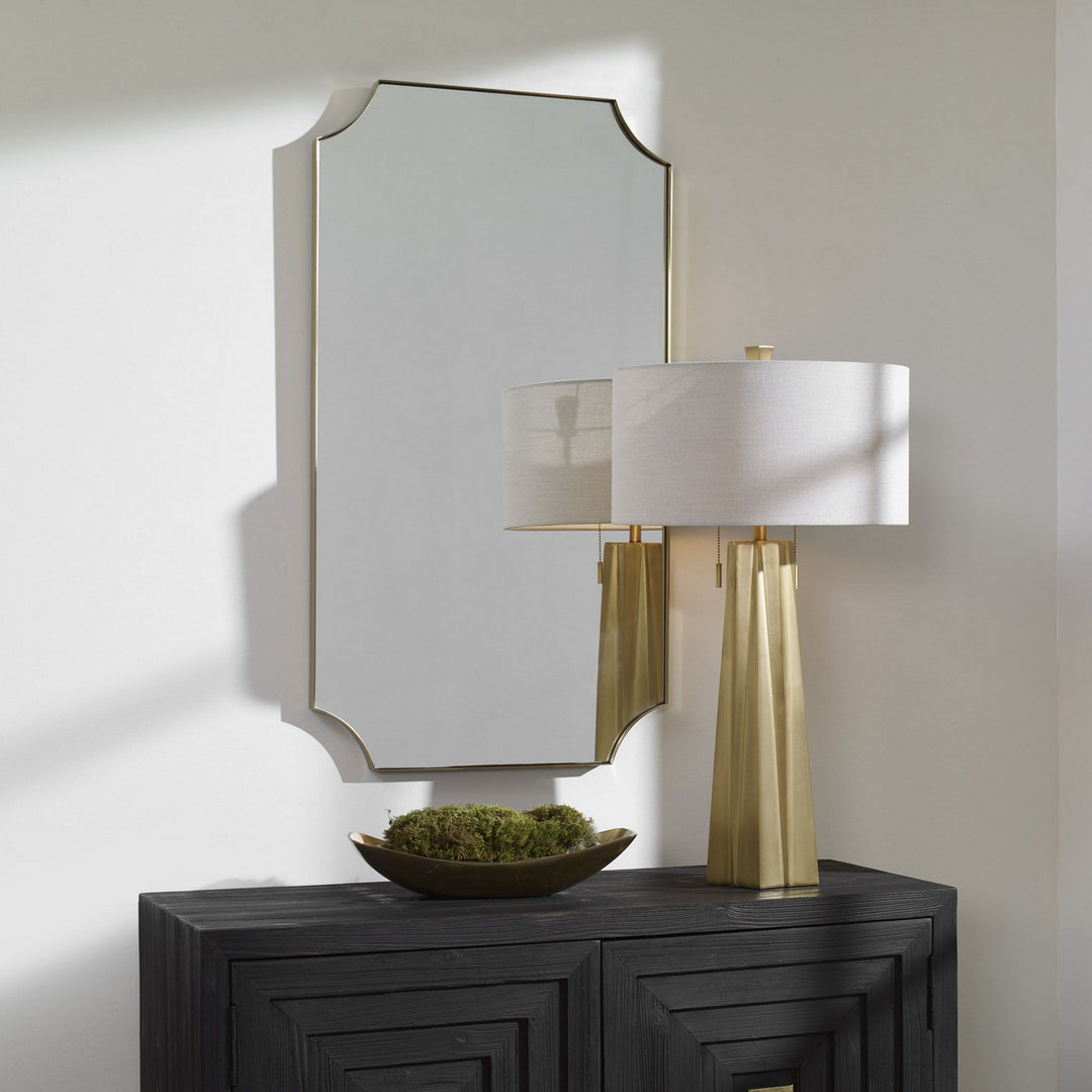 Lennox Mirror in Stainless Steel - available from The Lighting Shoppe, trusted by Canadian homeowners