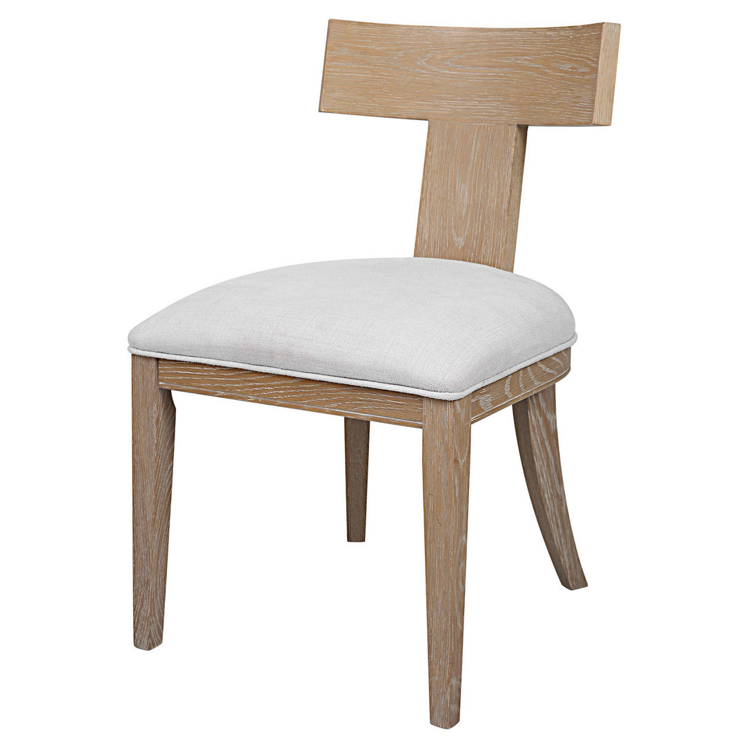 Idris Armless Chair in Natural Oak - available from The Lighting Shoppe, trusted by Canadian homeowners