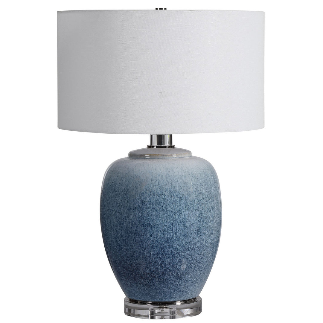 Blue Waters One Light Table Lamp in Polished Nickel - available from The Lighting Shoppe, trusted by Canadian homeowners