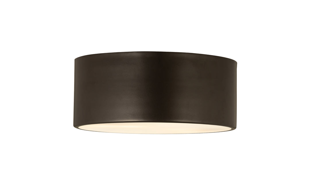 Harley Two Light Flush Mount in Bronze - available from The Lighting Shoppe, trusted by Canadian homeowners
