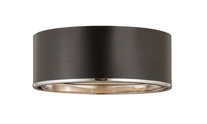 Z-Lite Canada - 2303F4-MB-CH - Four Light Flush Mount - Arlo - Matte Black + Chrome