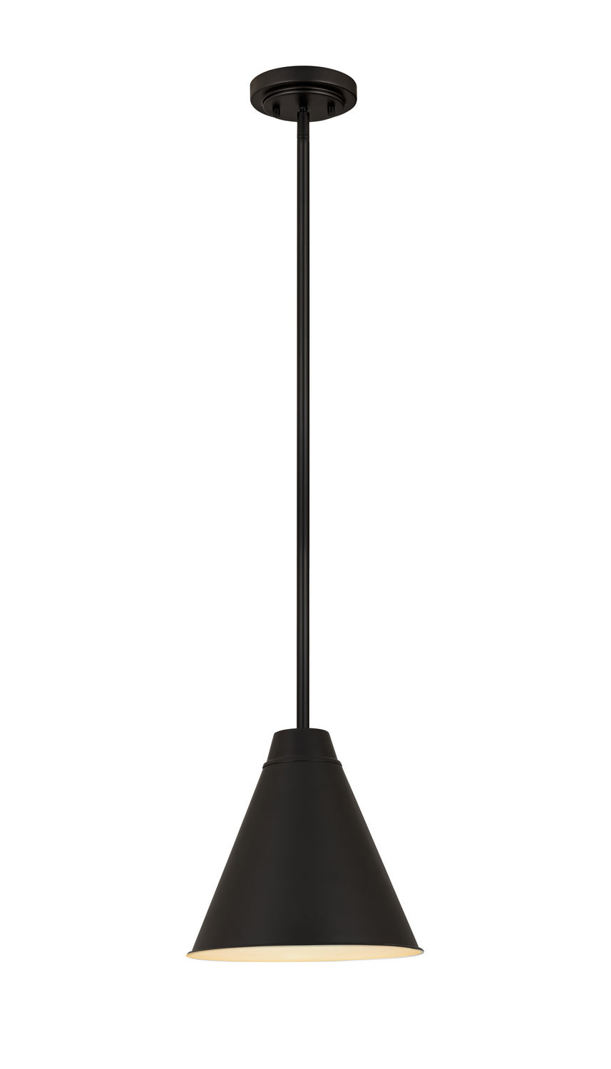 Z-Lite Canada - 6011P12-MB - One Light Pendant - Eaton - Matte Black