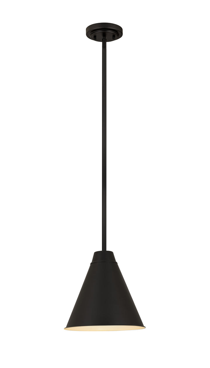 Z-Lite Canada - 6011P12-MB - One Light Pendant - Eaton - Matte Black