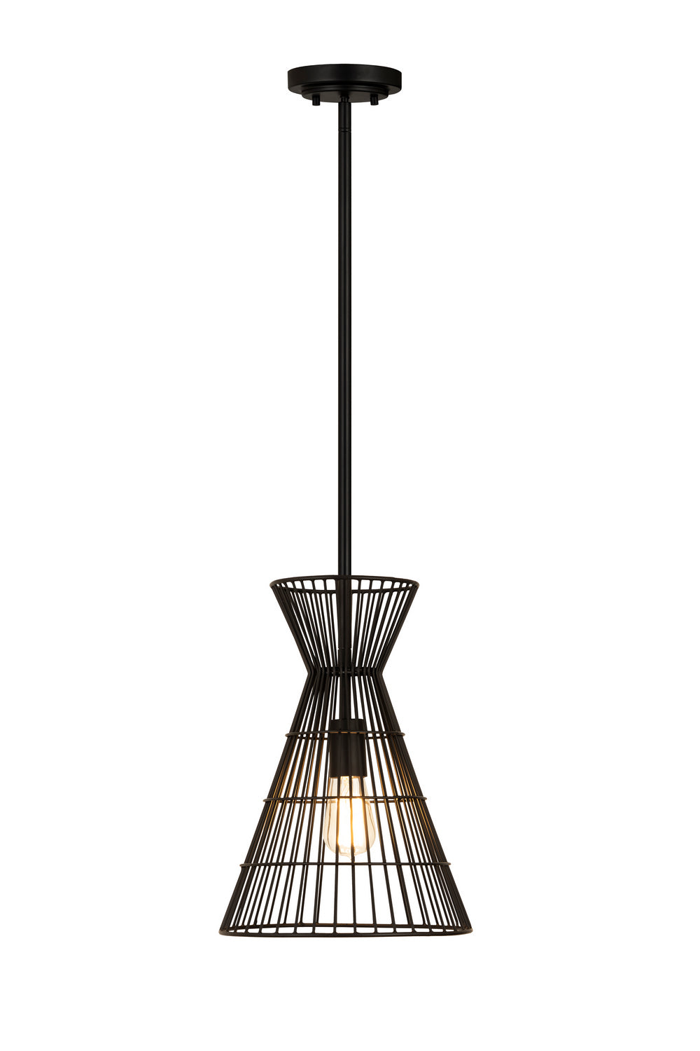 Alito One Light Pendant in Matte Black - available from The Lighting Shoppe, trusted by Canadian homeowners