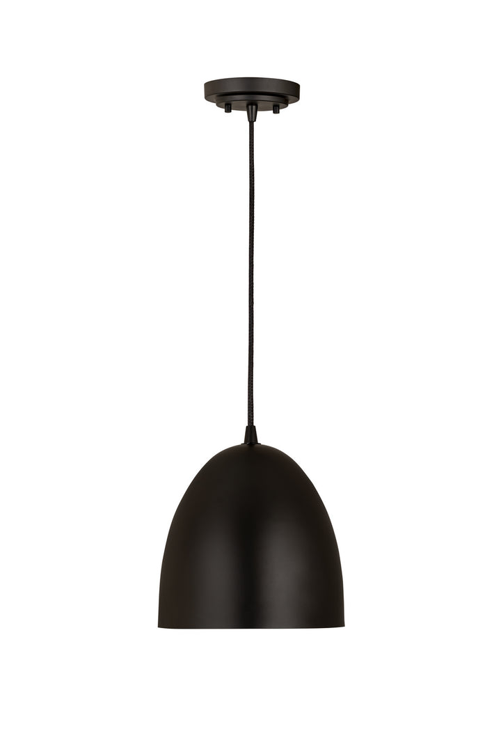 Z-Lite Canada - 6012P9-SBK - One Light Pendant - Z-Studio - Satin Black