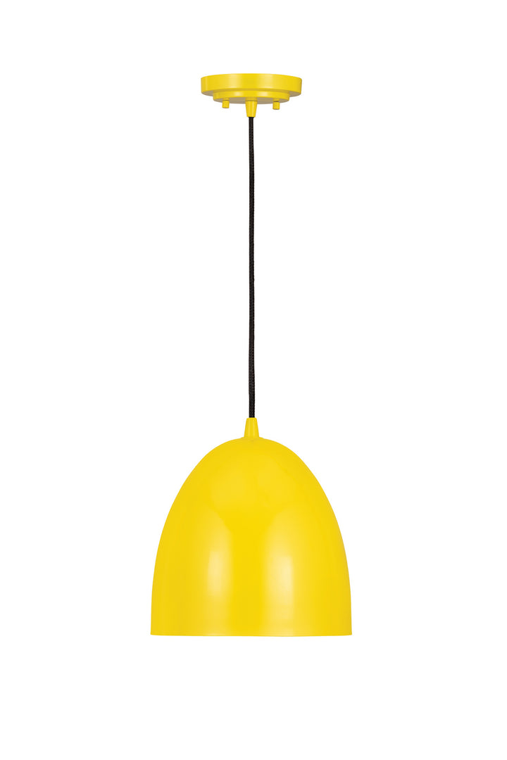 Z-Studio One Light Pendant in Yellow - available from The Lighting Shoppe, trusted by Canadian homeowners