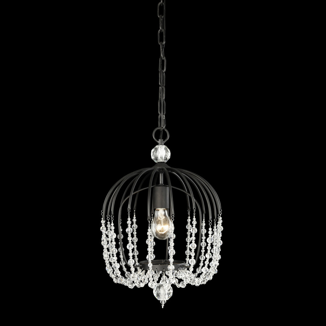 Voliere One Light Pendant in Matte Black - available from The Lighting Shoppe, trusted by Canadian homeowners