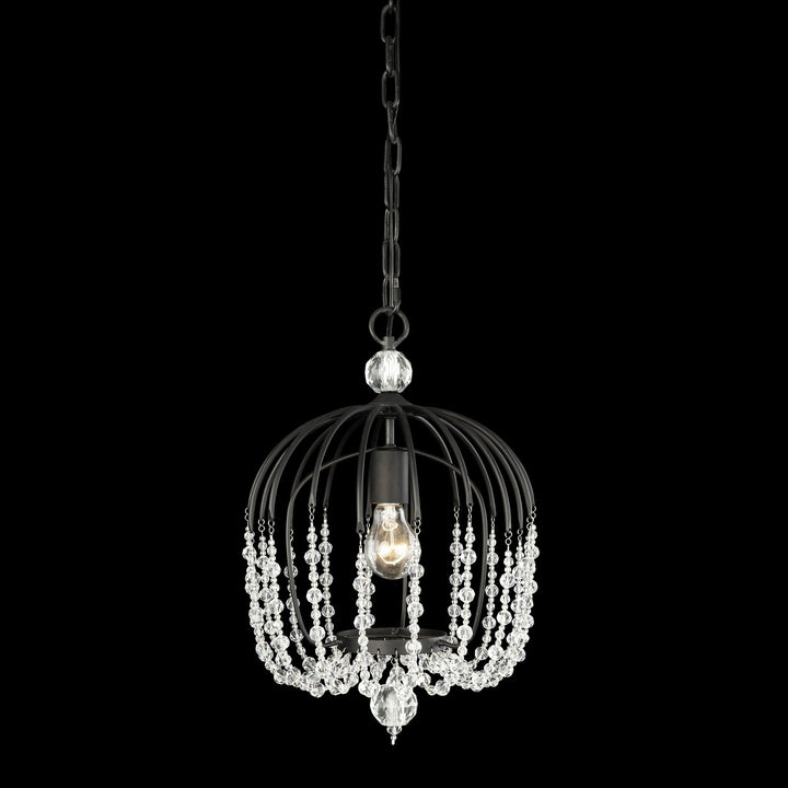 Voliere One Light Pendant in Matte Black - available from The Lighting Shoppe, trusted by Canadian homeowners
