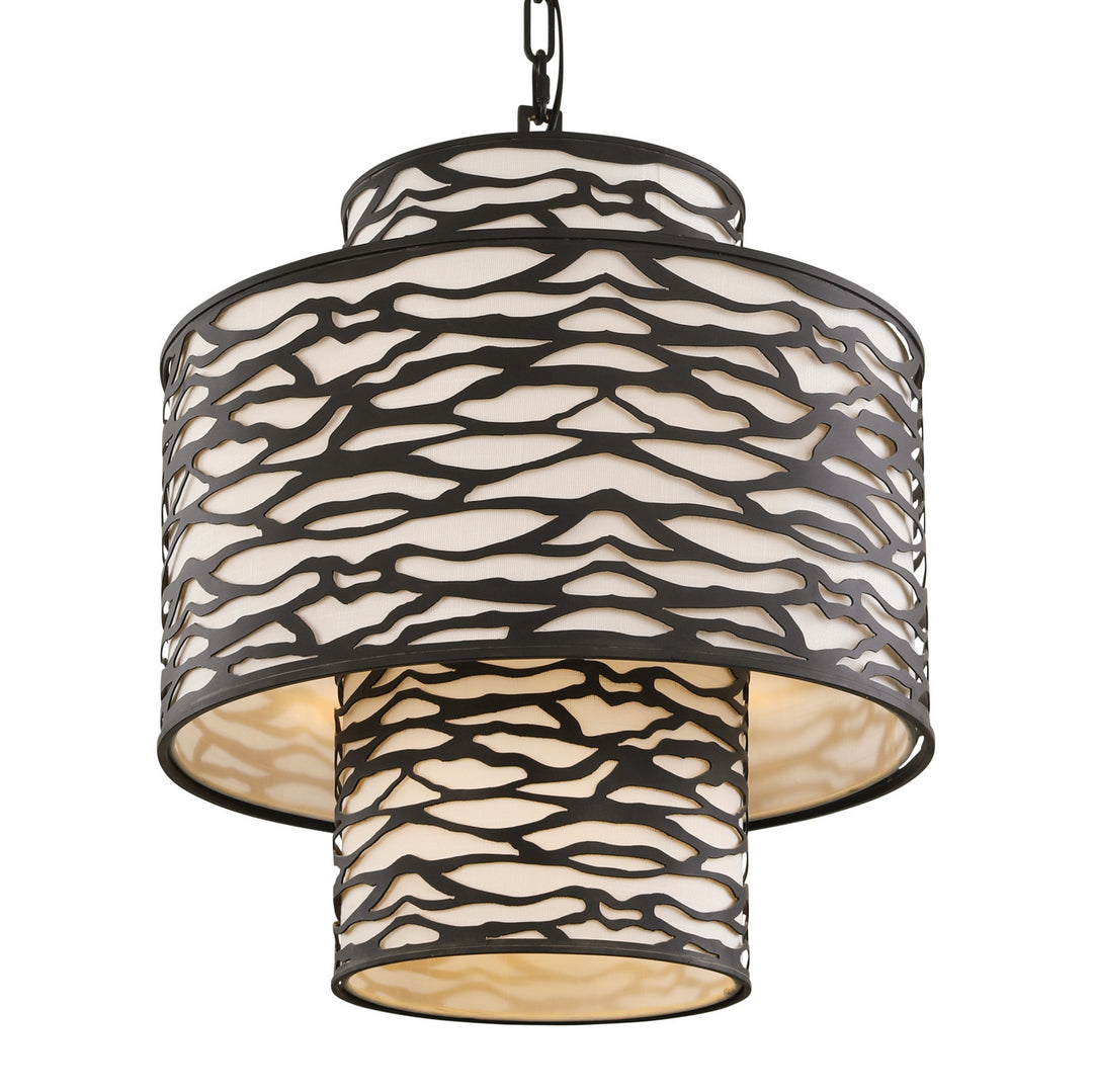 Kato Four Light Pendant in Carbon Black - available from The Lighting Shoppe, trusted by Canadian homeowners