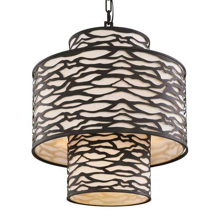 Kato Four Light Pendant in Carbon Black - available from The Lighting Shoppe, trusted by Canadian homeowners