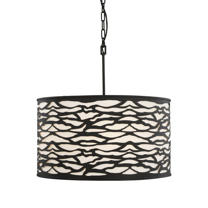 Kato Five Light Pendant in Carbon Black - available from The Lighting Shoppe, trusted by Canadian homeowners