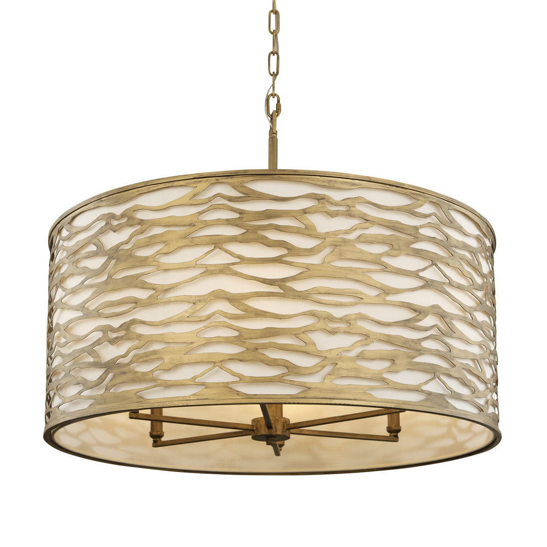 Kato Six Light Pendant in Havana Gold - available from The Lighting Shoppe, trusted by Canadian homeowners