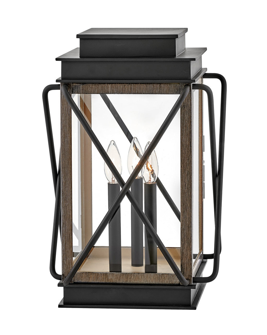 Montecito LED Pier Mount in Black - available from The Lighting Shoppe, trusted by Canadian homeowners