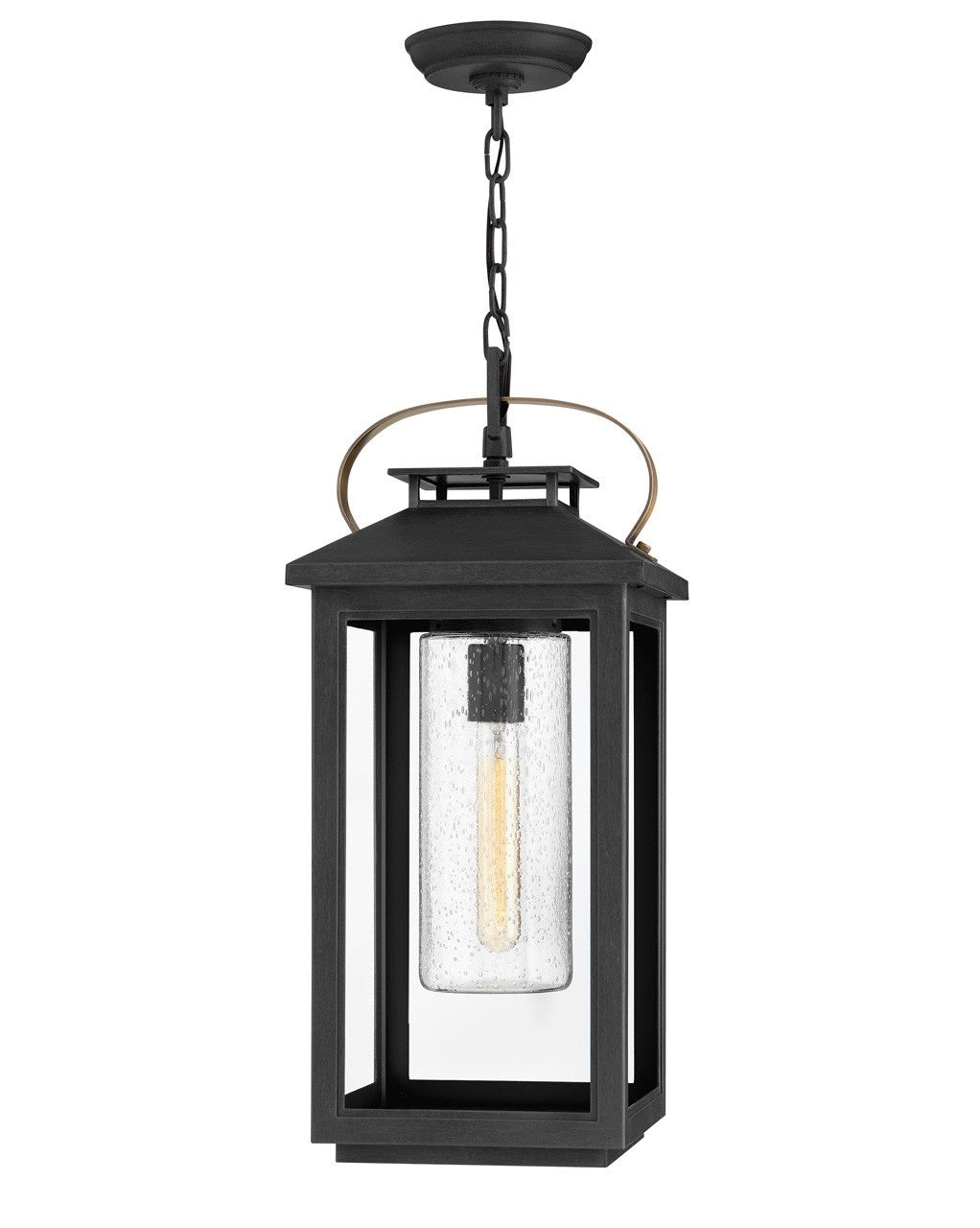 Atwater LED Hanging Lantern in Black - available from The Lighting Shoppe, trusted by Canadian homeowners