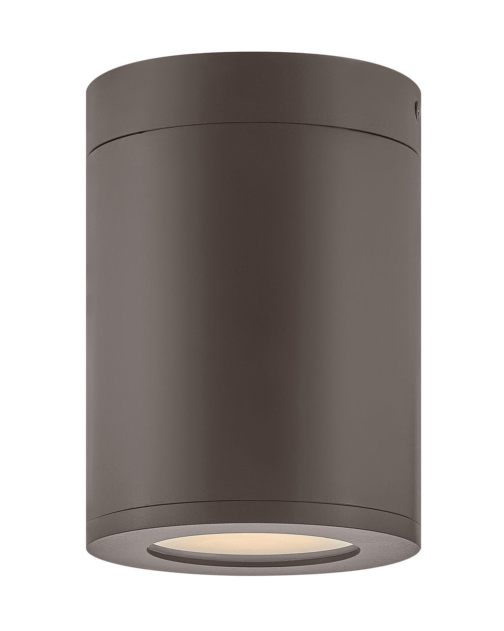 Silo LED Flush Mount in Architectural Bronze - available from The Lighting Shoppe, trusted by Canadian homeowners