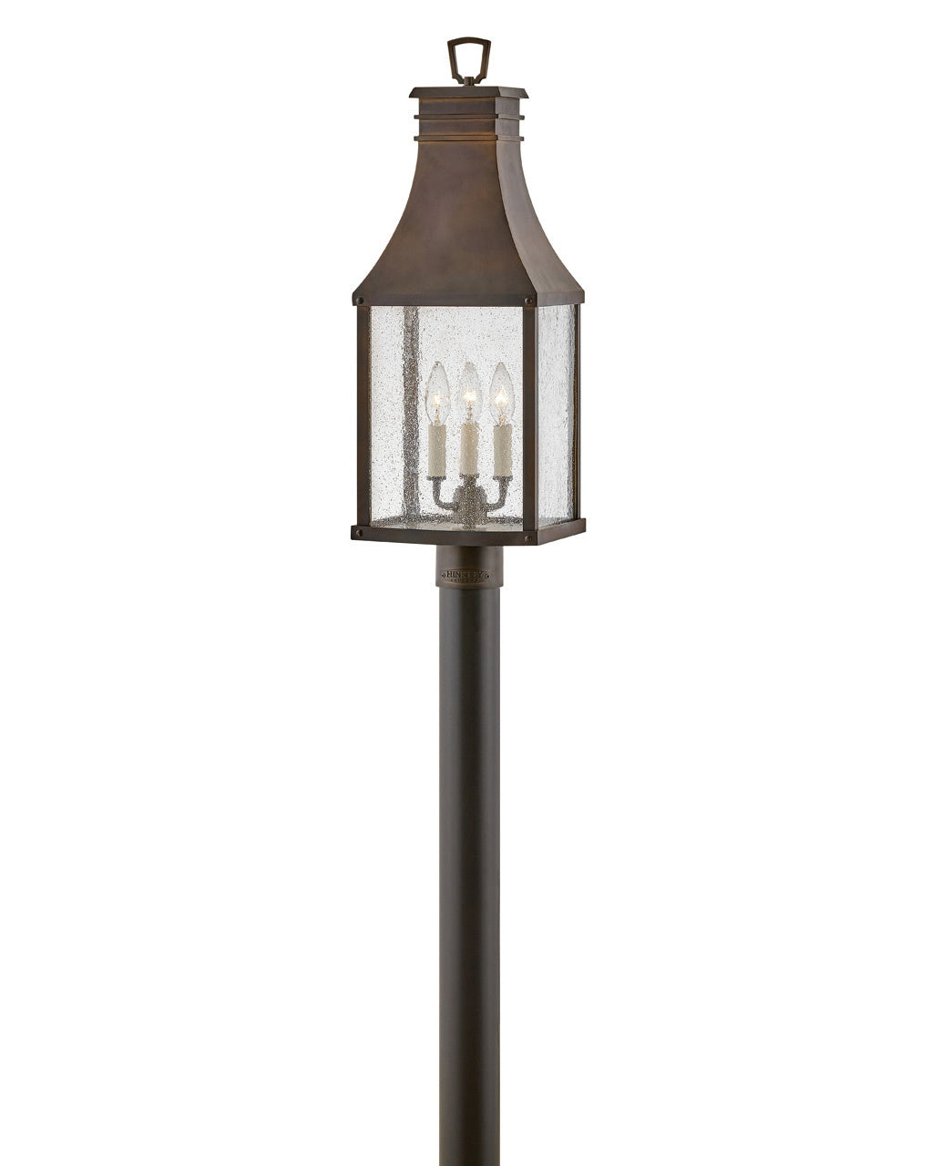 Hinkley Canada - 17461BLC - LED Post Top or Pier Mount Lantern - Beacon Hill - Blackened Copper