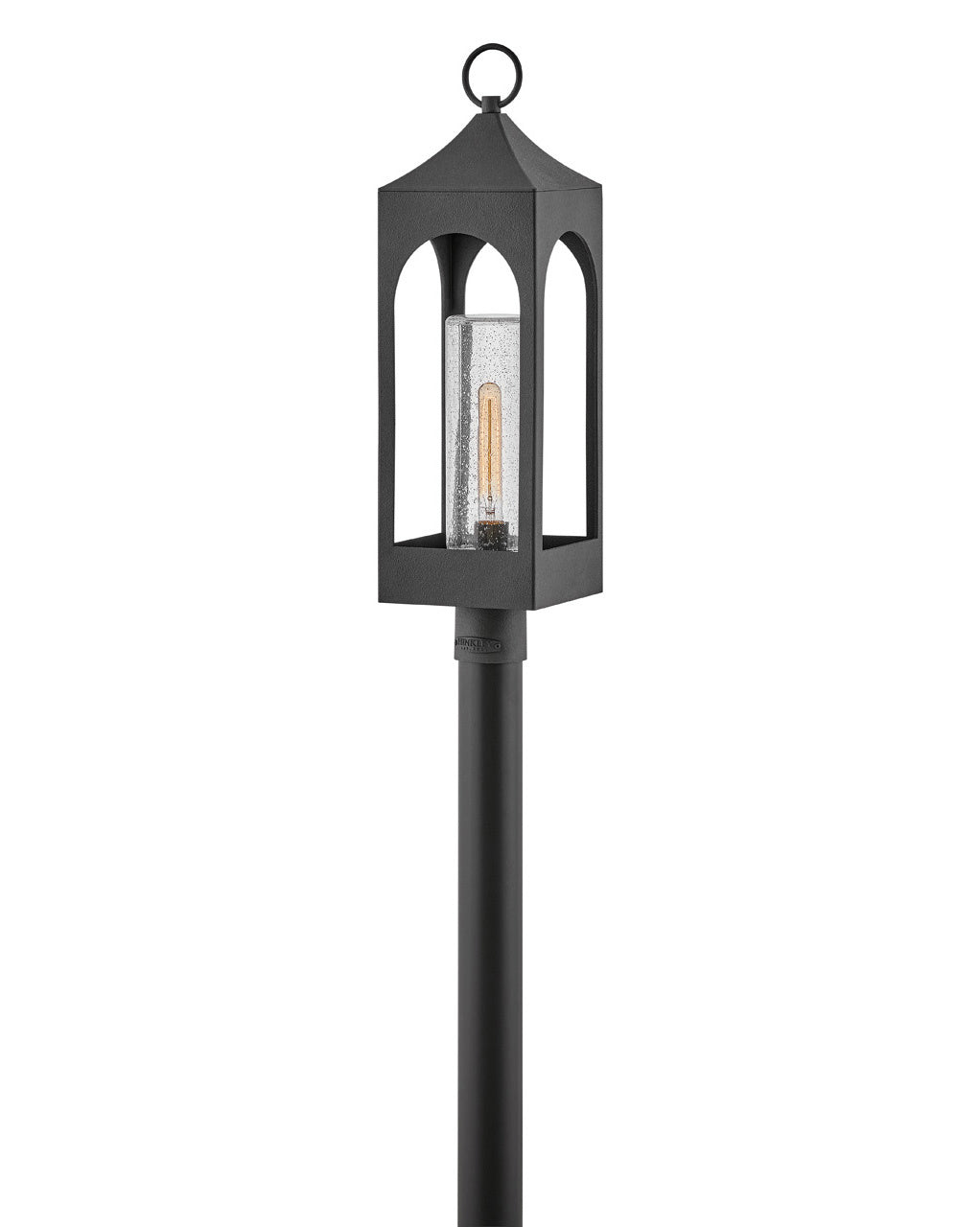 Amina LED Post Top or Pier Mount Lantern in Distressed Zinc - available from The Lighting Shoppe, trusted by Canadian homeowners